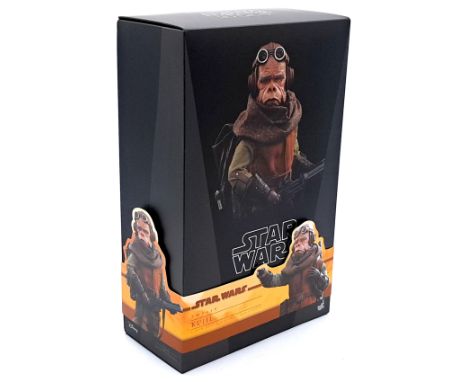 Hot Toys Star Wars Kuiil TMS048 1/6 scale collectable figure, Near Mint, Complete, within Excellent to Near Mint packaging. S