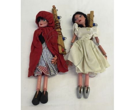 Pelham Pupperts Little Red Riding Hood (boxed in used condition). Puppet has staining to bottom of dress. Together with Pelha