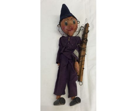 Pelham Puppet policeman. Slight wear to uniform.