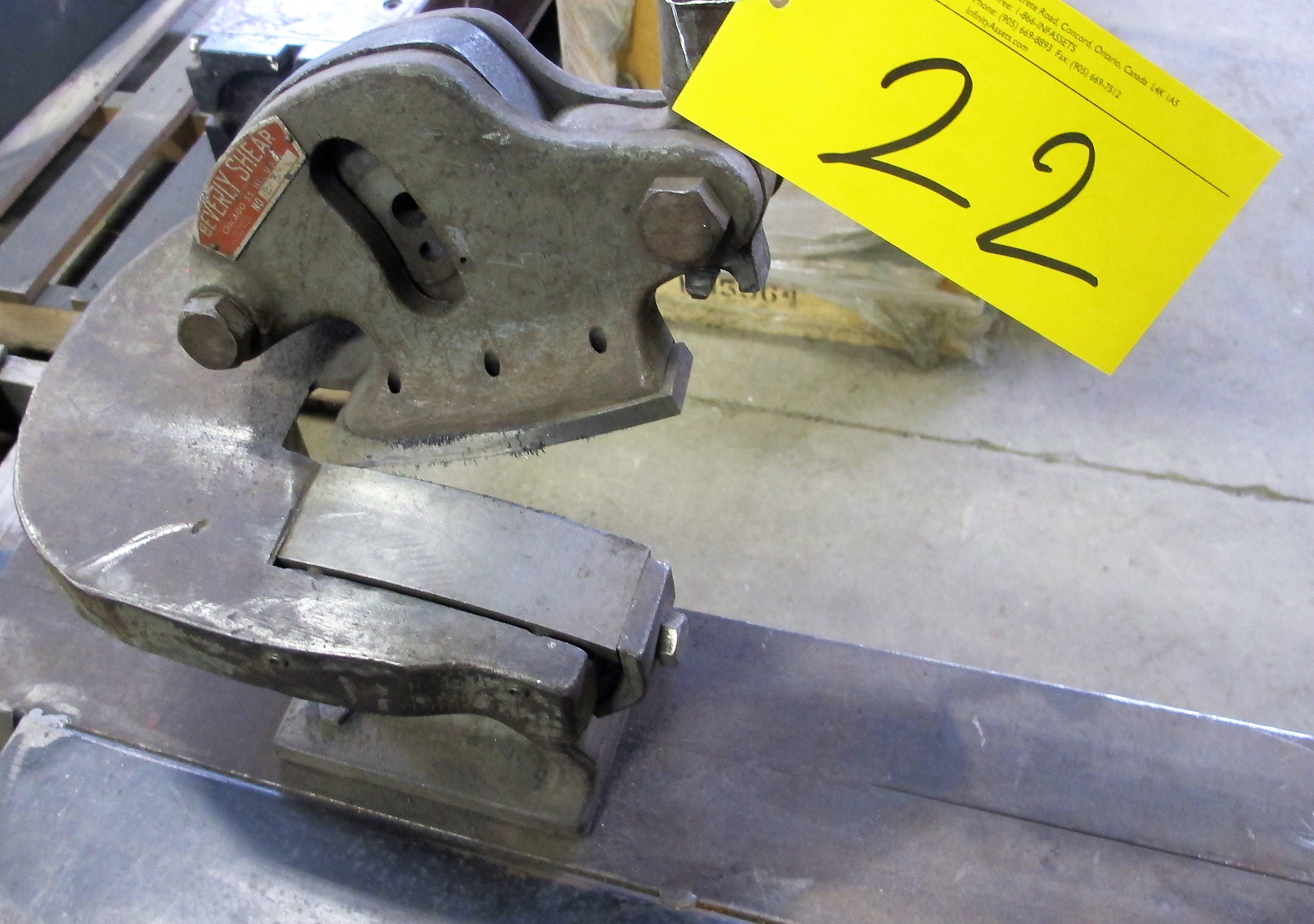 BEVERLY SHEAR NO. B3 MANUAL SHEAR