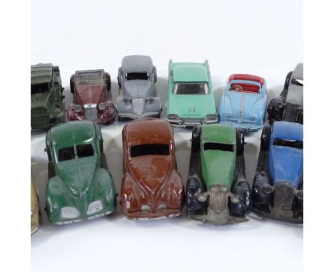 A group of Vintage die cast vehicles, mainly Dinky 