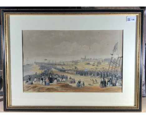 Coloured lithograph (Dimensions: 28 x 45cm)(28 x 45cm)