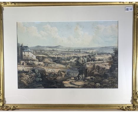 Coloured lithograph (Dimensions: 36 x 54cm)(36 x 54cm)