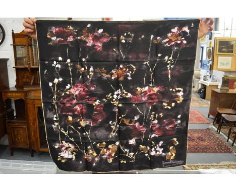 A Pierre Balmain silk scarf.