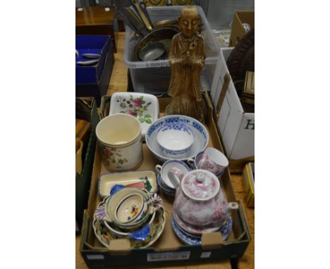 Decorative china to include Quimper etc.