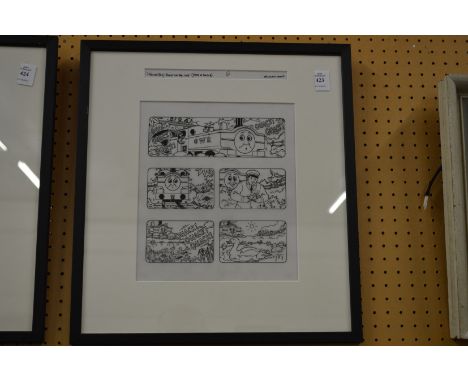 Tim Marwood, original illustration for Thomas the Tank Engine.