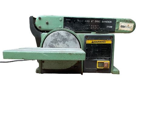 NUTOOL 4” belt and 6” disc sander 370W