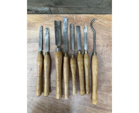 Robert Sorby Woodturning chisel set (8) - THIS LOT IS TO BE COLLECTED BY APPOINTMENT FROM DUGGLEBY STORAGE, GREAT HILL, EASTF