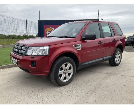 LAND ROVER - Freelander 2 2012, 2.2 TD4 GS, 85,000 miles, manual, red, V5 present, single key