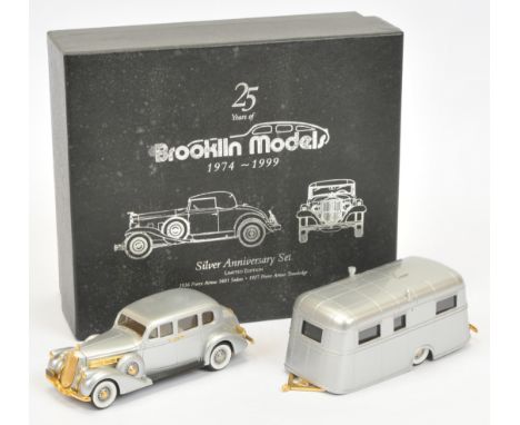 Brooklin Models "25 Years of Brooklin Models" Silver Anniversary Set to include Pierce Arrow and Pierce Arrow Travelodge - Ne