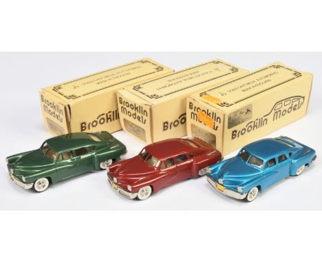 Brooklin Models, a boxed group of BRK2 Tucker Torpedo to include (1) BRK2 1948 Tucker Torpedo "Tucker Automobile Club of Amer