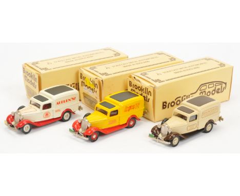 Brooklin Models, a boxed group of 3 Dodge Vans to include (1) BRK16 1936 Dodge Van "1987 ACD Museum/Kruse International" (2) 