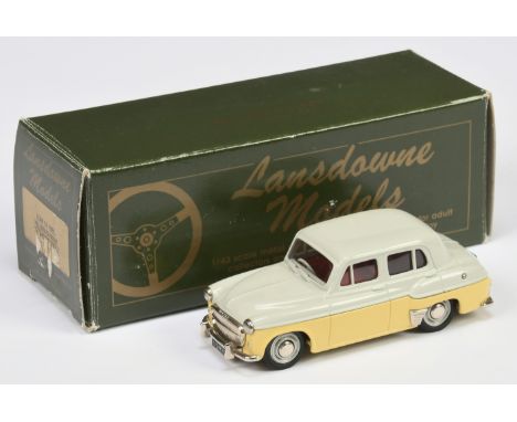 Lansdowne Models (Brooklin) LDM10 1956 Hillman Minx "The Gay Look" (Pale Grey/Yellow) - Near Mint in Good to Excellent (creas