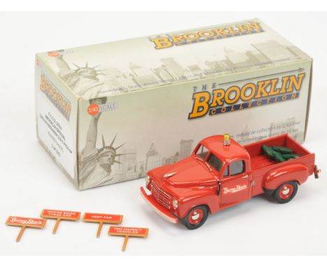 Brooklin Models, CTCS 2014 Brooklin Special 1953 Studebaker 2-R-5 Pick-Up "Burma Shave" (Red) - 1 of 175 Models - Near Mint i