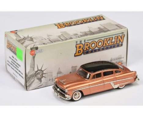 Brooklin Models, BRK174X 1954 Hudson Hornet 4-door Sedan 2012 Limited Edition Special (Ebony Black/Roman Bronze) - Near Mint 