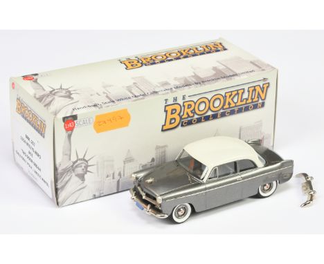Brooklin Models, BRK217 1954 Willys Aero ACE 2-Door Sedan (Gale Gray Poly/Artic White) - Near Mint in Near Mint box.