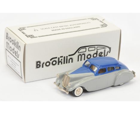 Brooklin Models, BRK 1LE 1933 Pierce Arrow Limited Edition 36/100&nbsp; (Two-Tone Blue) - 1 of 100 Models - Near Mint in Near
