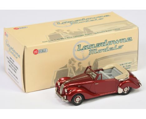 Lansdowne Models (Brooklin) LDM58A 1949 Lagonda 2.6 Litre Drophead Coupe (Metallic Red) - Mint in Near Mint box.