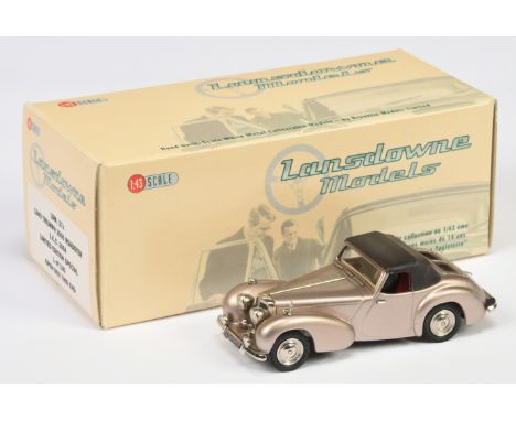 Lansdowne Models (Brooklin) LDM37X 1949 Triumph 2000 Roadster LCC 2004 (Metallic Bronze) - 1 of 130 models - Mint in Near Min