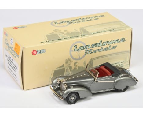 Lansdowne Models (Brooklin) LDM78 1939 Lagonda V12 Rapide Drophead Coupe (Gunmetal Grey) - Mint in Near Mint box.