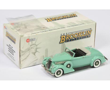 Brooklin Models, BRK126 1936 Pierce-Arrow Convertible (Greentone) - Near Mint in Near Mint box.&nbsp;