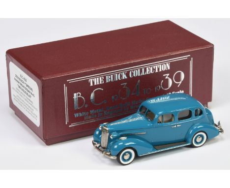 Brooklin Models BC013 Buick 1936 Special 4-door Trunk Sedan M-41 (Trouville Blue) - Near Mint in Near Mint box.