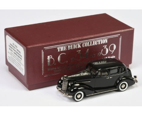 Brooklin Models BC013X 1936 Buick Special 4-Door Trunk Sedan M-41 (Black) - Near Mint in Near Mint box.