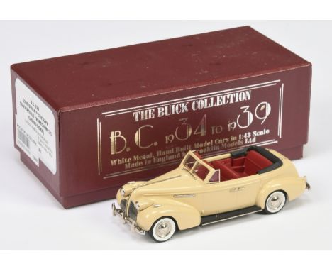 Brooklin Models BC028 1939 Buick Century Convertible Phaeton M61-C (Casino Beige) - Near Mint in Near Mint box.