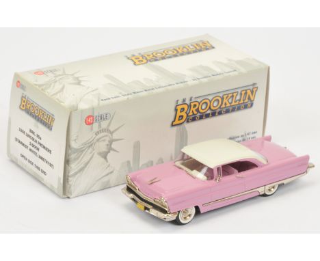 Brooklin Models, BRK99A 1956 Lincoln Premier 2-door (Starmist White/Amethyst)  - Near Mint in Near Mint box. 