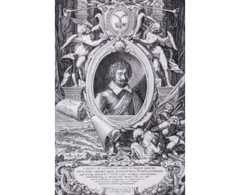 AEGIDIUS SADELER II (1570-1629)PORTRAIT OF CAROLUS DE LONGUEVAL COUNT DE BONGNOYEngraving on laid paper, circa 1621, publishe