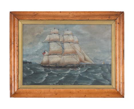 AUSTRALIAN SCHOOL (CA. 1850)BIG DROVER OF(F) MELBOURNE R. F. DAVEY MASTEROil on canvasInscribed as titled (lower edge) and si