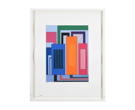 PETER HALLEY (AMERICAN B. 1953)UNTITLED CELL, 2002SilkscreenSigned and dated '02 in pencil (lower right) and numbered 54/60 (