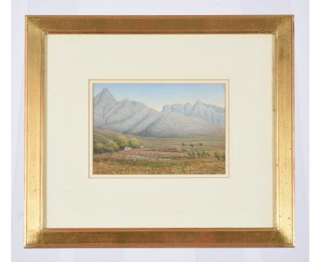 ENGLISH SCHOOL (19TH CENTURY)LANGKLOOF, CAPE OF GOOD HOPEWatercolour and bodycolourSigned and dated 'W. R. Haliday 1833' and 