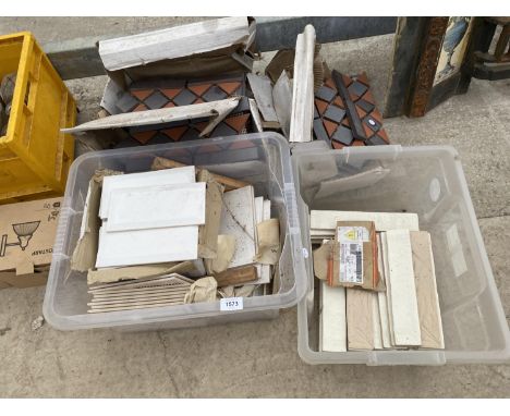 AN ASSORTMERNT OF CERAMIC TILES 
