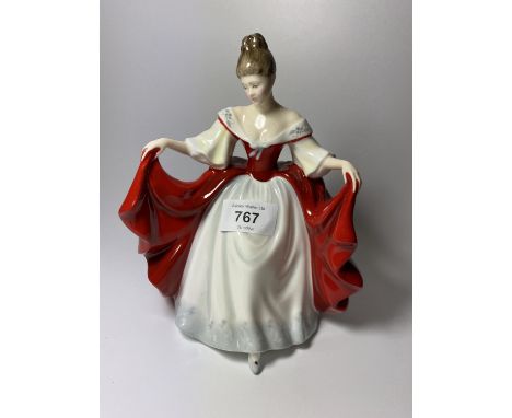 A ROYAL DOULTON 'SARA' HN2265 CERAMIC LADY FIGURE 