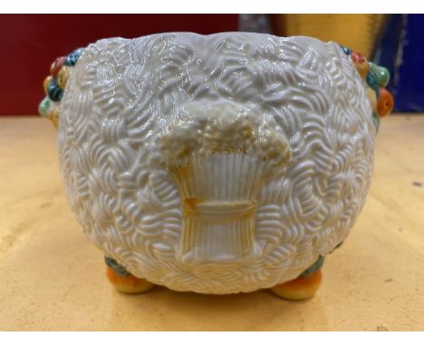A CLARICE CLIFF 'CELTIC HARVEST' CERAMIC POT 