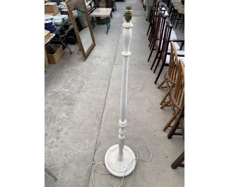 A MODERN PAINTED STANDARD LAMP 