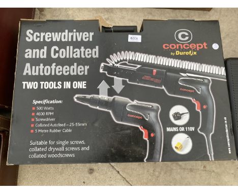 A CONCEPT BY DUROFIX SCREWDRIVER AND COLLATED AUTOFEEDER 