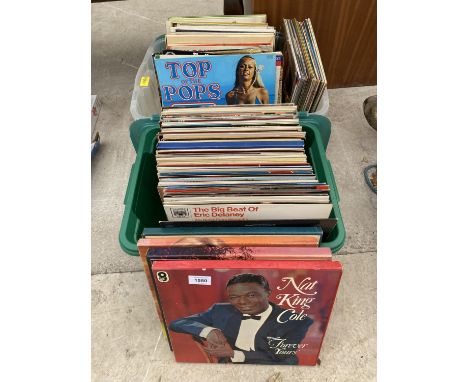 AN ASSORTMENT OF VINTAGE LP RECORDS 