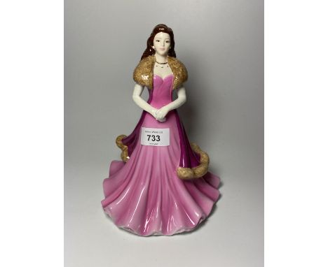 A COALPORT CLASSIC ELEGANCE 'SADIE' CERAMIC LADY FIGURE 
