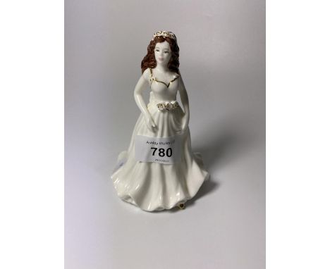 A COALPORT 'SAVANNAH' CERAMIC LADY FIGURE 