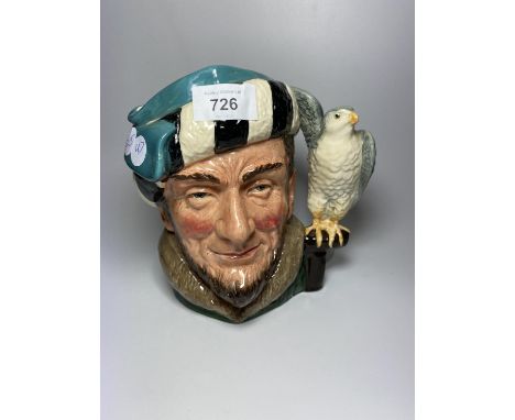 A ROYAL DOULTON 'THE FALCONER' D6533 CERAMIC CHARACTER JUG (SECONDS) 