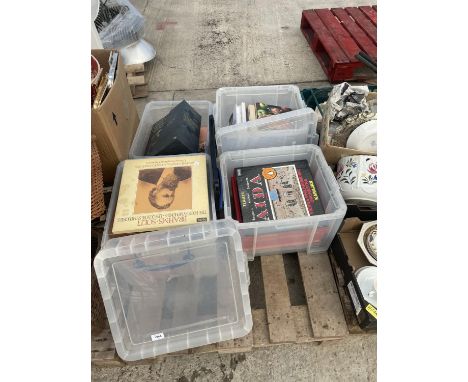 A LARGE QUANTITY OF VINTAGE BOOKS 