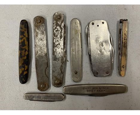 A GROUP OF VINTAGE PEN KNIVES 