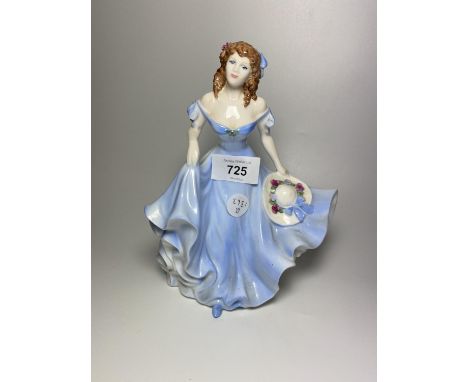 A COALPORT LADIES OF FASHION 'PAMELA' CERAMIC LADY FIGURE 