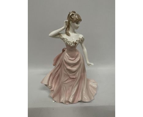 A COALPORT 'WITH THIS RING' LIMITED EDITION LADY FIGURE 