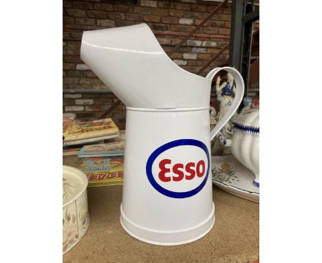 A LARGE ESSO METAL OIL CAN, 13' HIGH 
