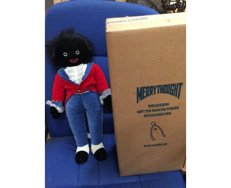 A VINTAGE MERRYTHOUGHT ROBERTSONS STYLE SOFT TOY IN THE ORIGINAL BOX 