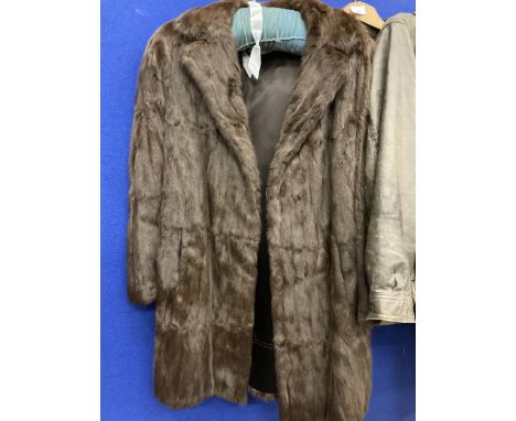 A VINTAGE COURTENAY WILLIAMS MINK JACKET 