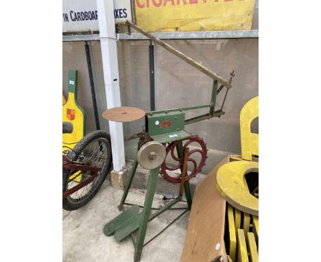 A VINTAGE 'HOBBIES' TREDAL SCROLL SAW 